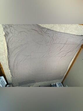 Harbor House 100% Linen King Duvet Cover + 2 Shams – Reversible